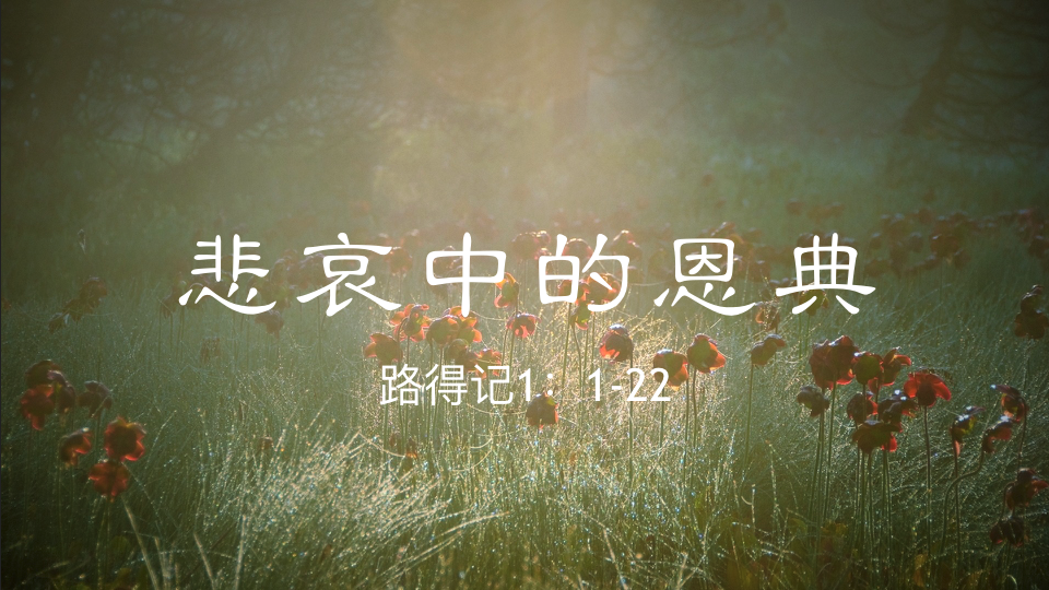 悲伤中的恩典