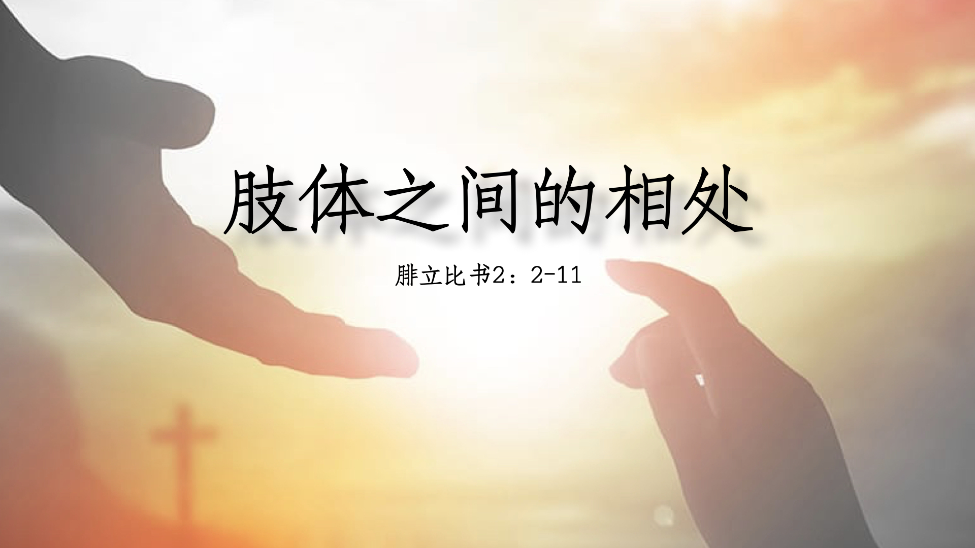 肢体之间的相处