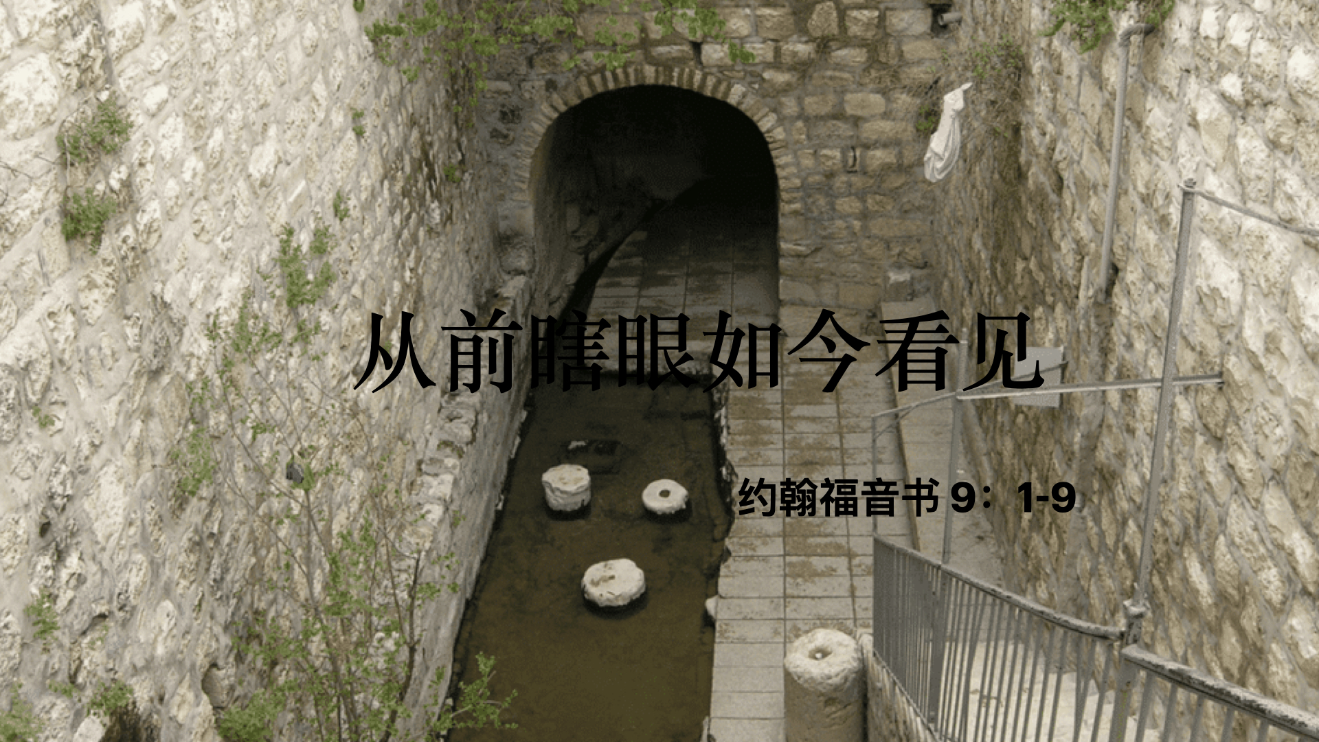 从前瞎眼如今看见